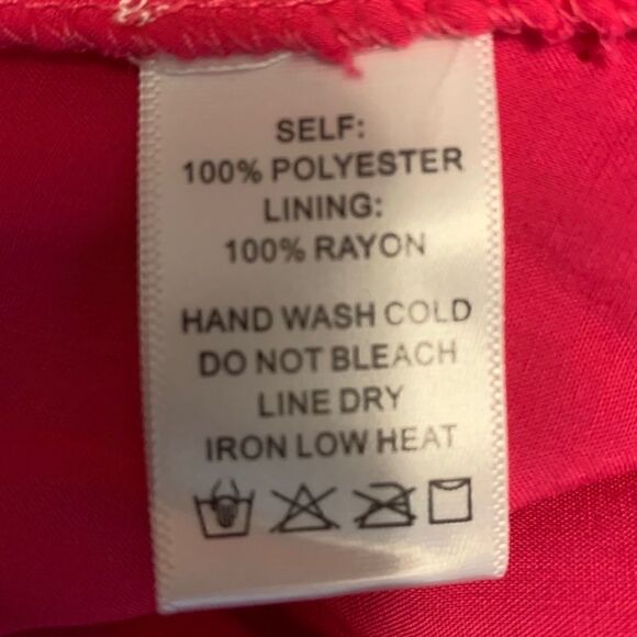 NEW! ee:some Hot Pink Scalloped Sundress Sz S - Picture 4 of 6